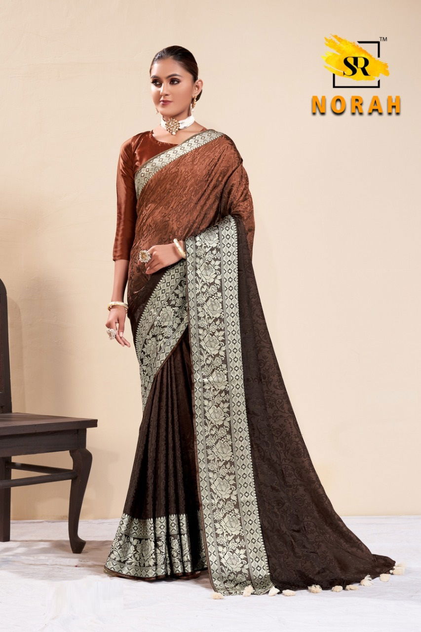 Sr Norah  Exclusive Designer Wholesale Party Wear Sarees 

